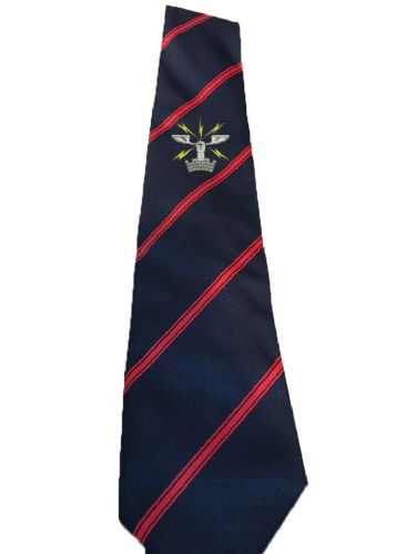 26 AES Embroidered Tie